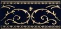 Petracer's Grand Elegance Gold Narciso-B Grande ORO 24kt su Blu