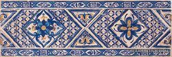 Cenefa Roma Azul  15*45