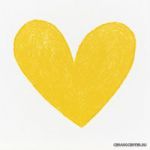 Agatha Corazon Amarillo 20 � 20