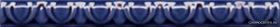 Cordon barocco azul antic ������ 2x20