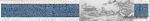 CERAMIKA PARADYZ ������ Osaka Blue listwa Japonia 25x3,7 ��