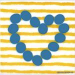 Agatha Corazon Lineas Amarillo 20 � 20