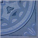 Pompei niebieskie 35x35